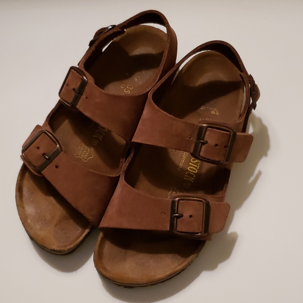 Birkenstock brown slingback size 35